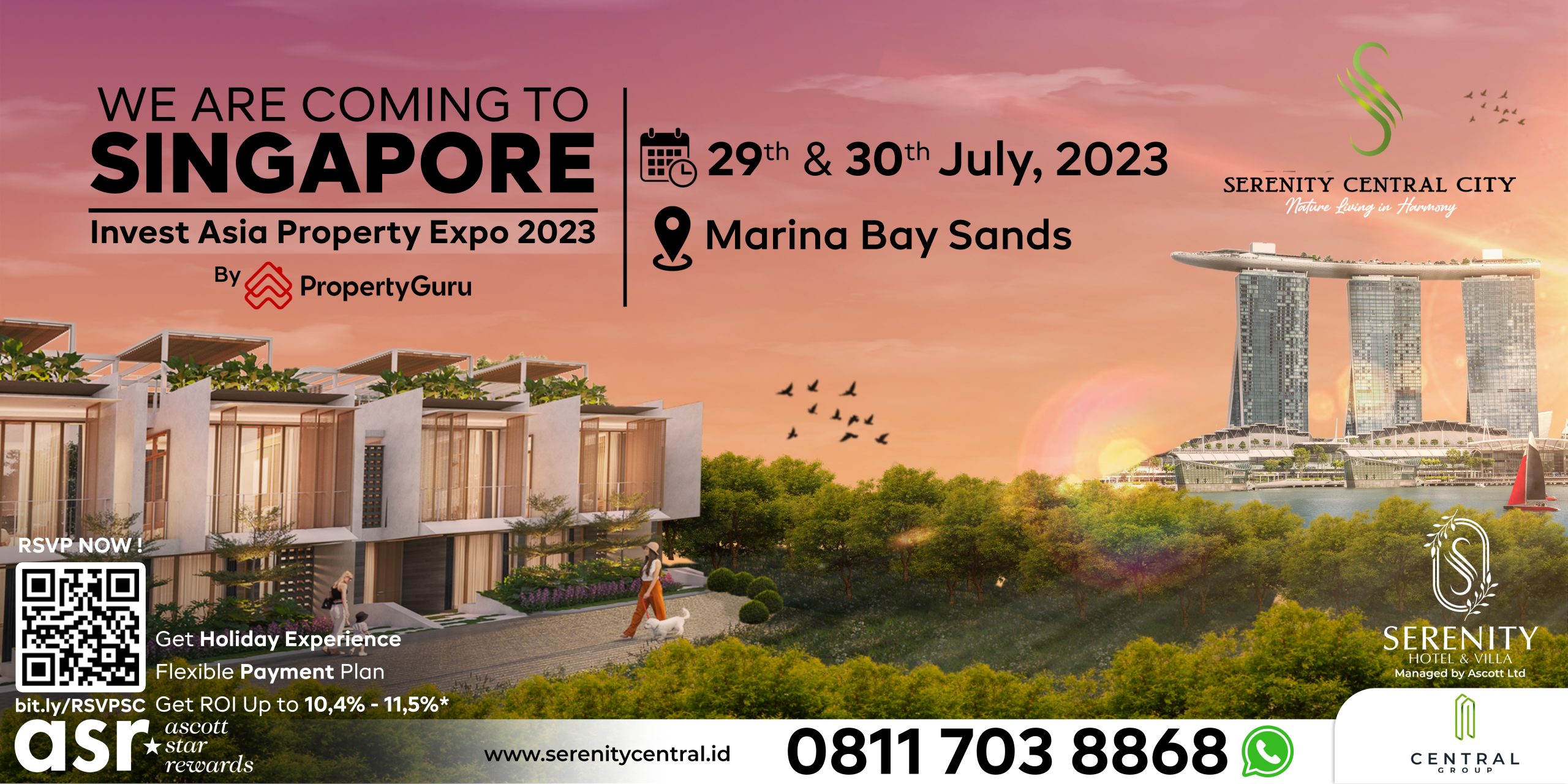 Temukan Serenity Central City di Pameran Invest Asia Property Show Property Guru di Singapura