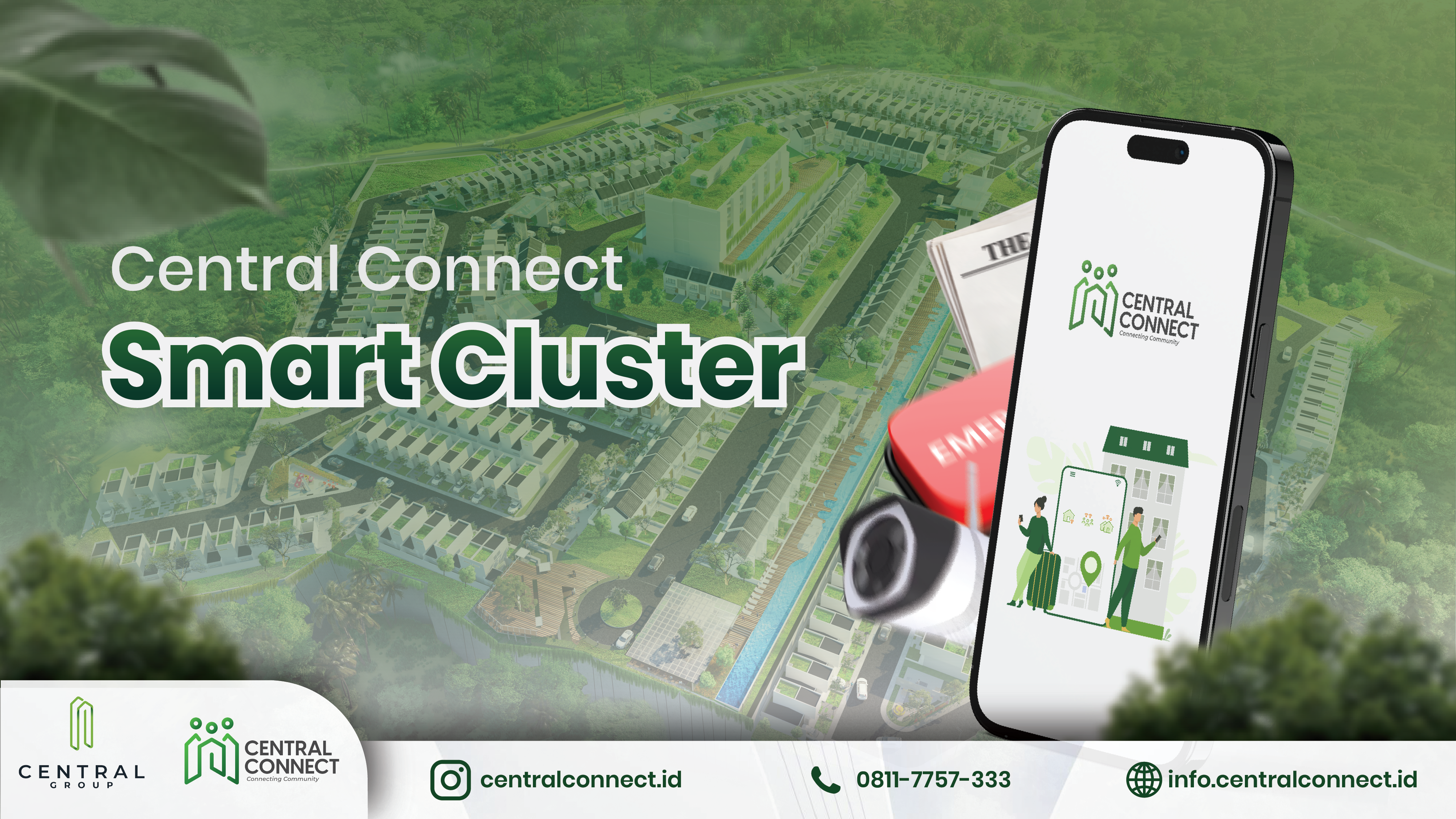 Sadari Pentingnya Keamanan Kawasan, Central Group Hadirkan Fitur Smart Cluster Dalam Aplikasi Central Connect