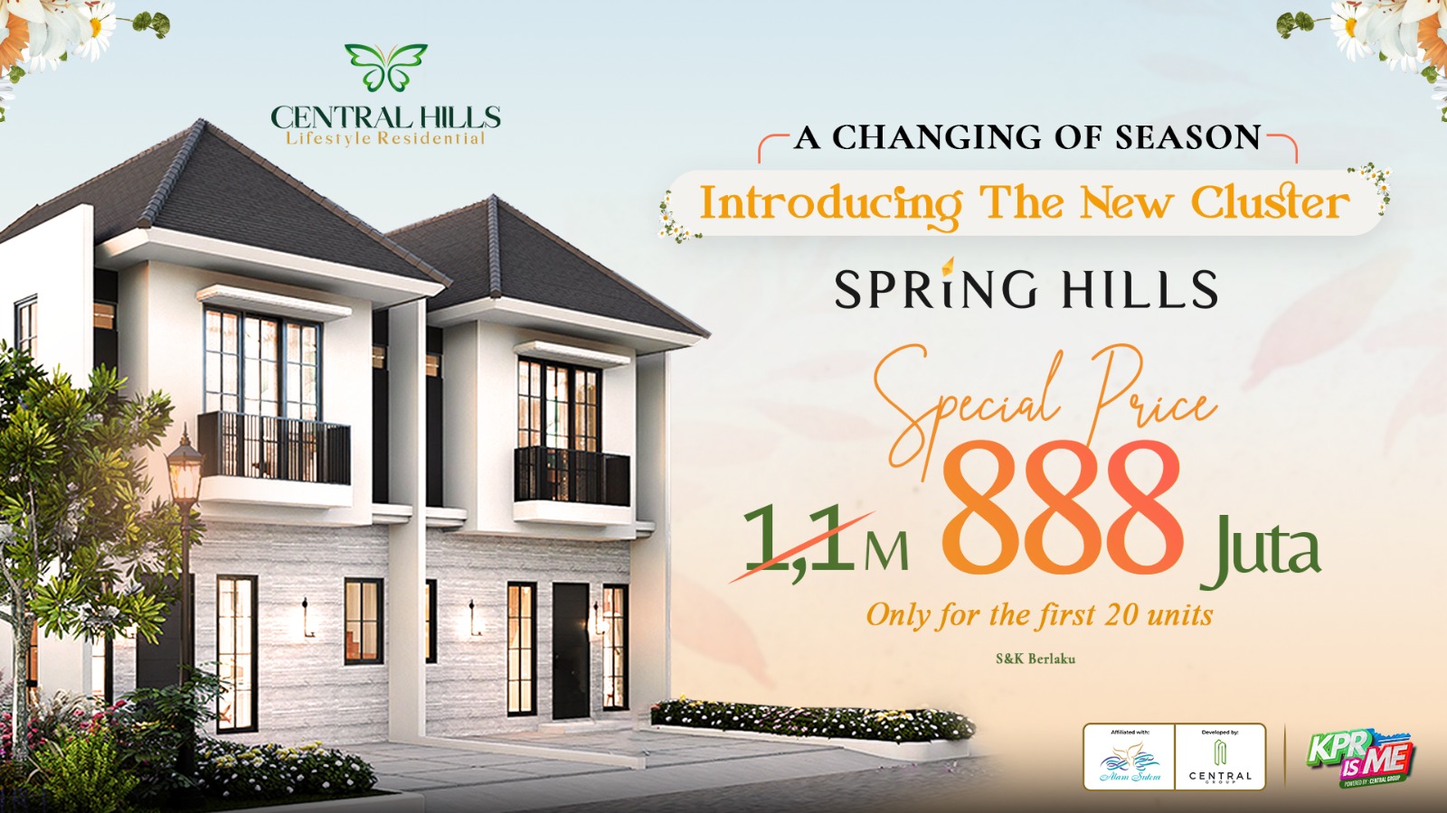 Spring Hills ~ Cluster bernuansa European Modern di Central Hills