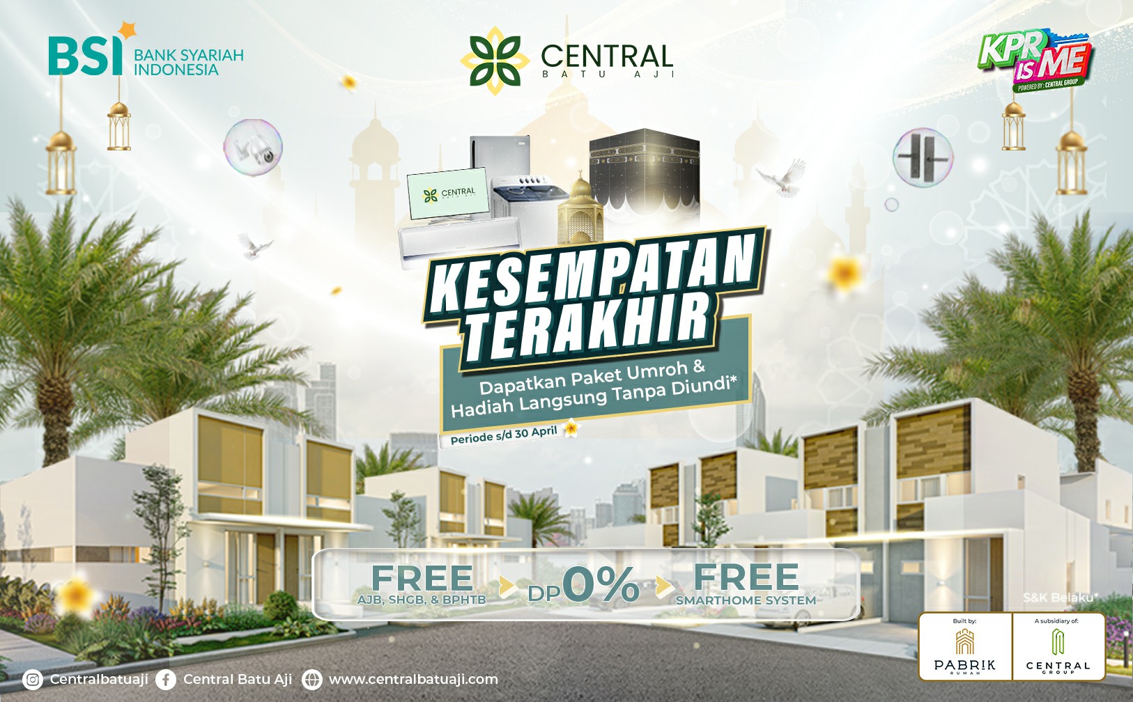 PENUH KEJUTAN, CENTRAL BATU AJI BERSAMA BANK SYARIAH INDONESIA BERIKAN KESEMPATAN UMROH GRATIS